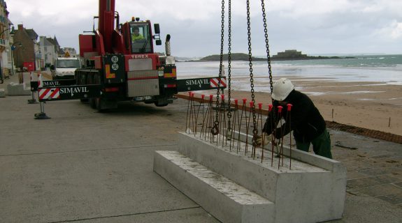 Saint-Malo ( 35 ) - Digue Palmié